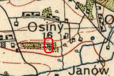 lokalizacja Osin